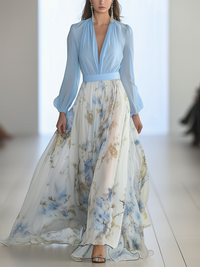 Abigail™ - Maxi Dress with Dazzling Floral Print