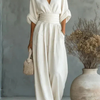 Chiara | Fluid Long Jumpsuit with Print