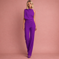 MARIE | Sleeveless Jumpsuit with Wide Legs