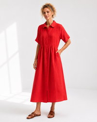 LYSANDRA | Flowing Summer Shirt Dress