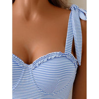 Aurora | Sculpted Blue Sky Swimsuit