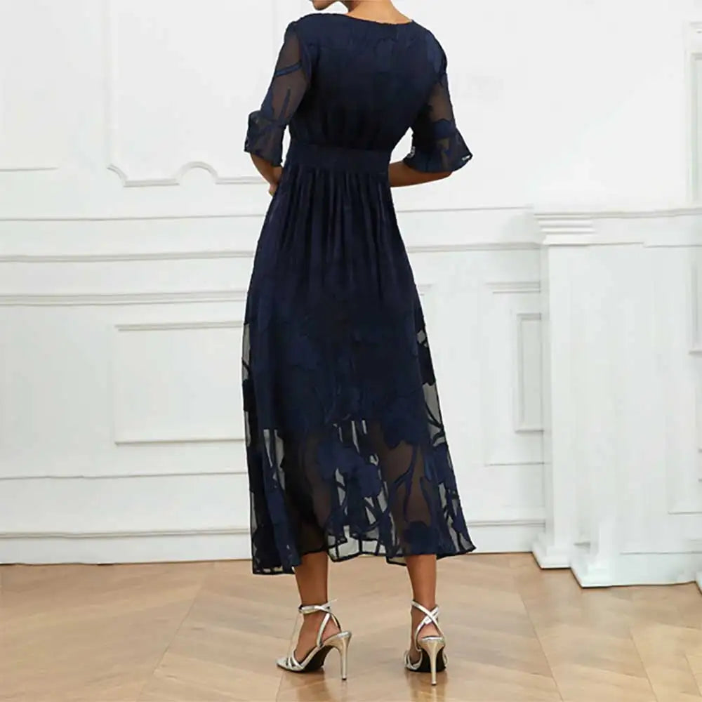 Celira | Sophisticated Floral Design Dress