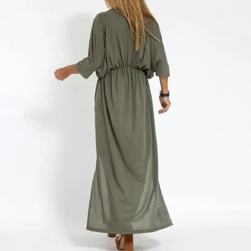 ISABELLA | Long flowing dress with a unique style for any occasion