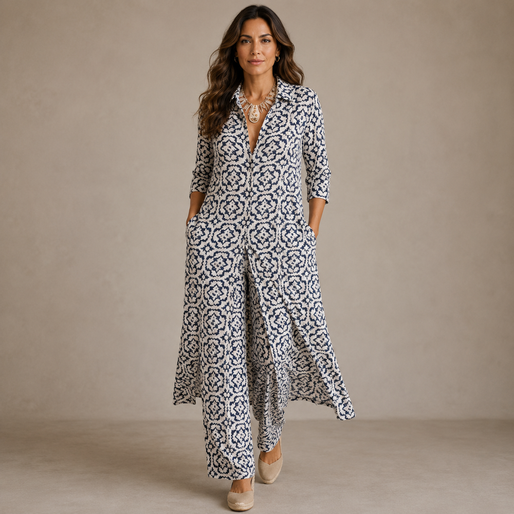 SARA | Patterned Two Piece Set