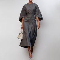 KATARZYNA | MAXI DRESS WITH KIMONO SLEEVES