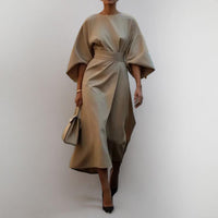 KATARZYNA | MAXI DRESS WITH KIMONO SLEEVES