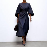 KATARZYNA | MAXI DRESS WITH KIMONO SLEEVES