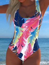 Serena™ | Elegant Swimsuit with Leopard and Floral Print