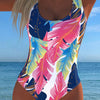 Serena™ | Elegant Swimsuit with Leopard and Floral Print