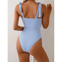 Aurora | Sculpted Blue Sky Swimsuit
