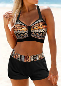 Janette - Ribbed High-Waisted Bikini