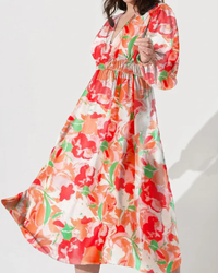 Celine | Women's Floral Pattern Dress