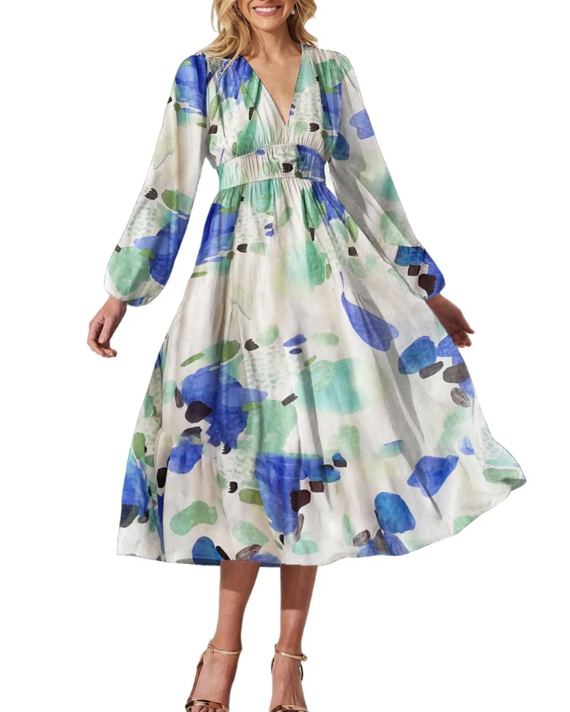 Celine | Women's Floral Pattern Dress
