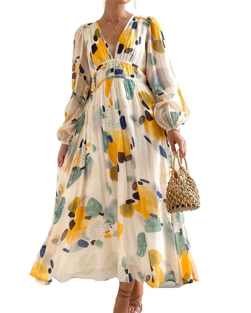 Celine | Women's Floral Pattern Dress