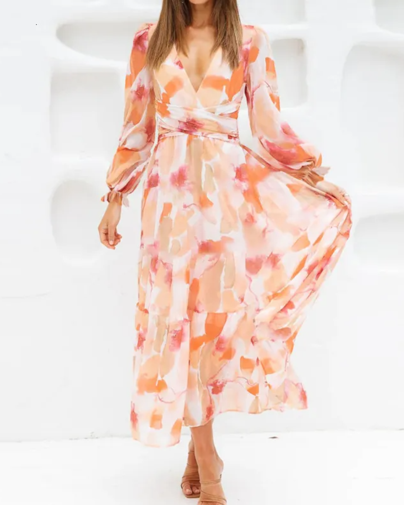 Celine | Women's Floral Pattern Dress