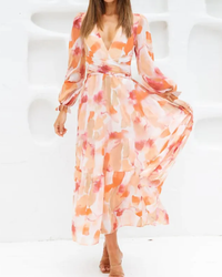 Celine | Women's Dress with Floral Pattern