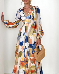 Celine | Women's Dress with Floral Pattern