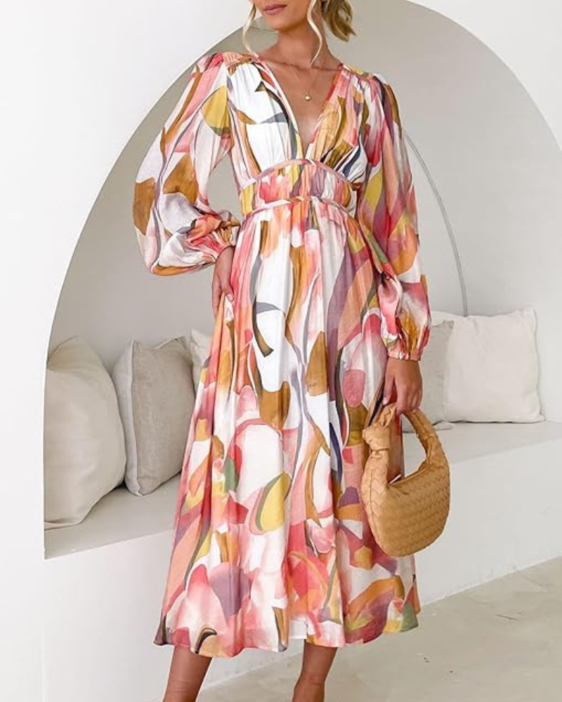 Celine | Women's Floral Pattern Dress