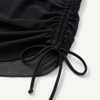 Marella™ – High-Waisted Mesh Bikini Set with Ruffled Skirt