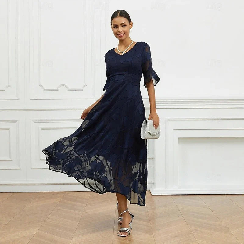 Celira | Sophisticated Floral Design Dress