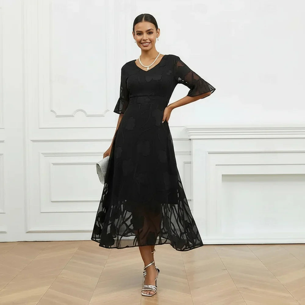 Celira | Sophisticated Floral Design Dress