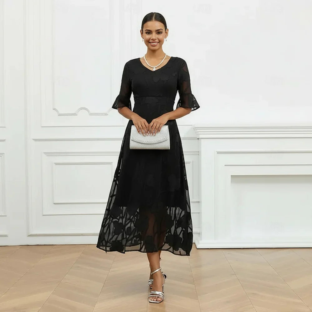 Celira | Sophisticated Floral Design Dress