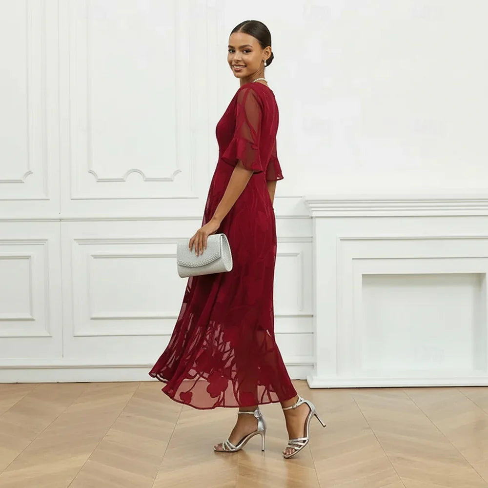 Celira | Sophisticated Floral Design Dress