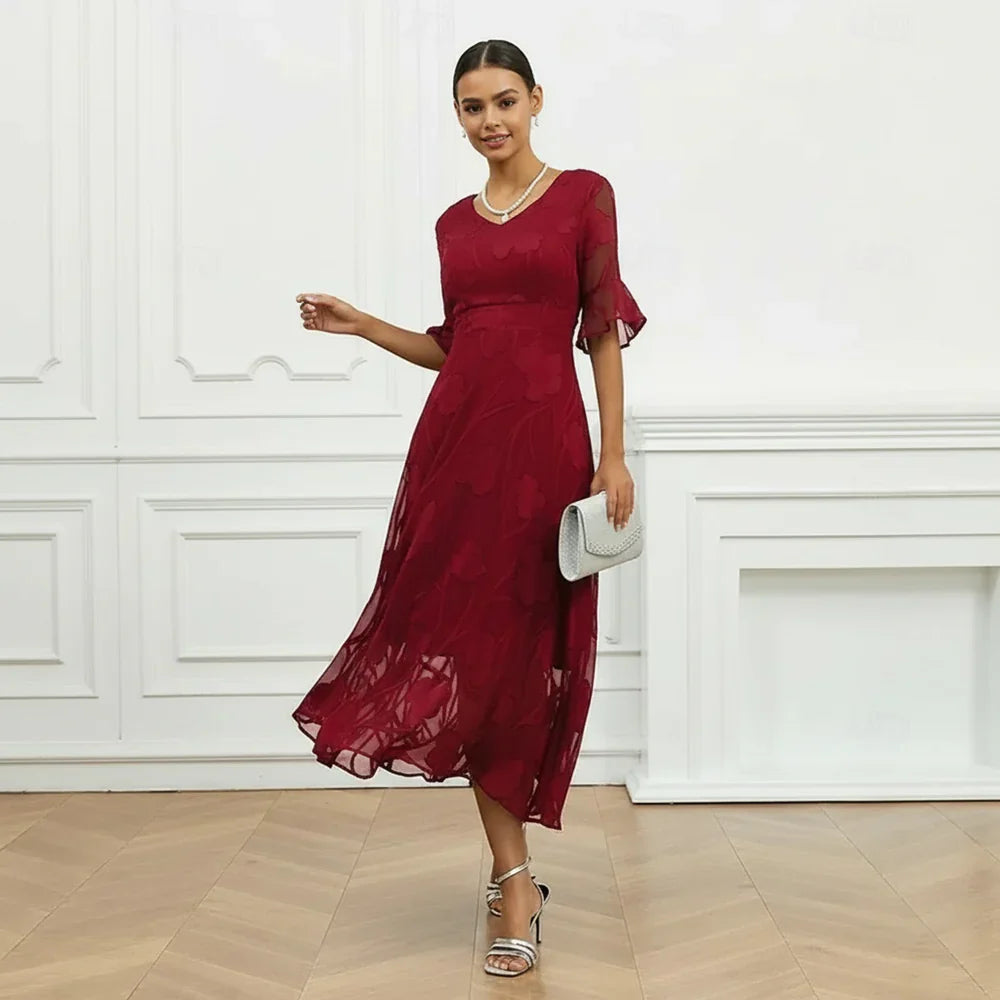 Celira | Sophisticated Floral Design Dress