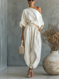 Mila™ | Two-Piece Set with Off-Shoulder Design