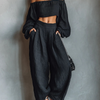 Tess™ | Off-Shoulder Set with Wide Pants