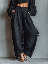 Tess™ | Off-Shoulder Set with Wide Pants