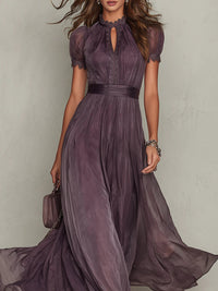 Julie | Long Chiffon Dress