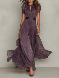 Julie | Long Chiffon Dress