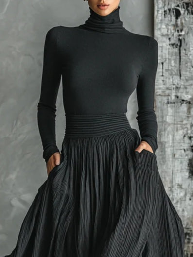 Eva™ | Elegant set with pleated skirt