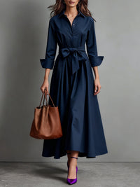 Marise™ | Elegant Maxi Dress with Bow Detail