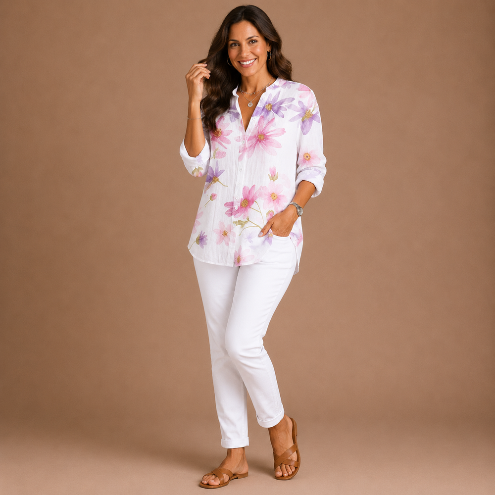ASTRID | Colorful Pattern Blouse