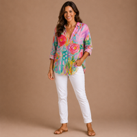 ASTRID | Colorful Pattern Blouse