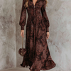 Ariane™ | Maxi Dress with Paisley Print and Waist Accent