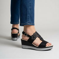 RACHELLE | Comfortable women's wedge sandal