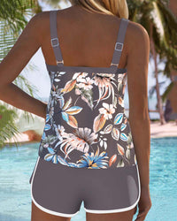Imke | Printed U-Neck Tankini