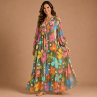 CORINNE | Floral Maxi Dress