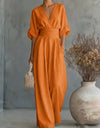 Chiara | Fluid Long Jumpsuit with Print