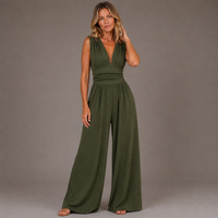 CHARITY | Chic Sleeveless Wide-Leg Jumpsuit