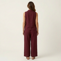 Twiila | Wrap-Top & Wide-Leg Set