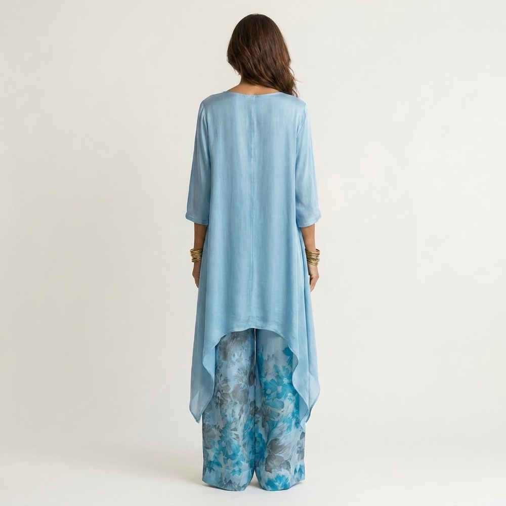Cariola | Two-Piece Set with Asymmetric Tunic