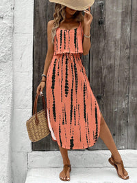 Luna | Midi dress with thin straps