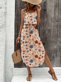 Luna | Midi dress with thin straps