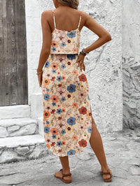 Luna | Midi dress with thin straps