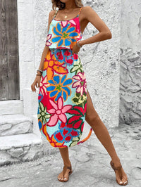 Luna | Midi dress with thin straps