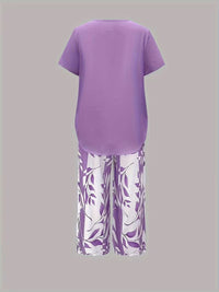 Avy™ | Relaxed Two-Piece Leaf Print Set